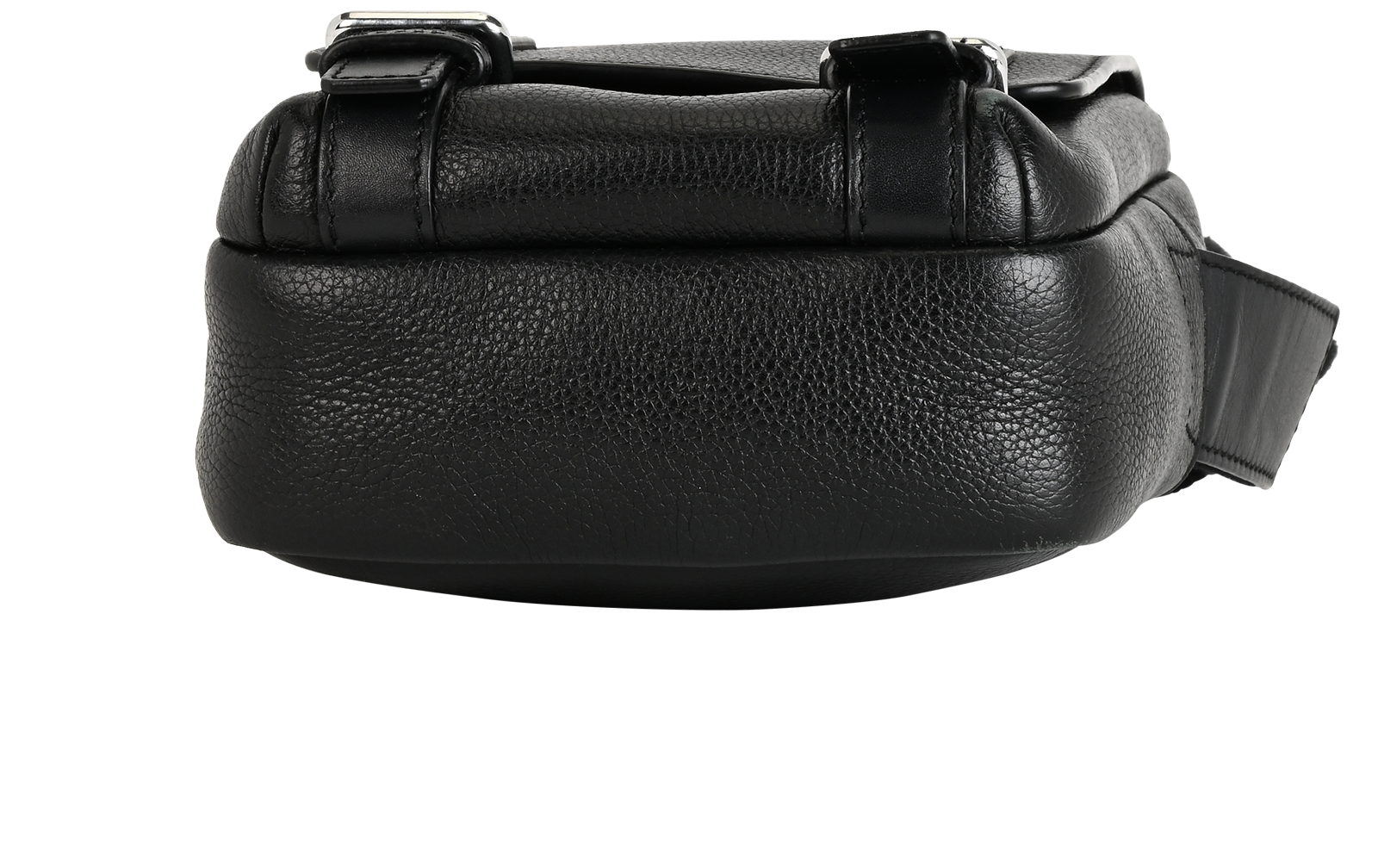 Military Crossbody XS, &pound;575, Handbags, Black, Leather, Top view